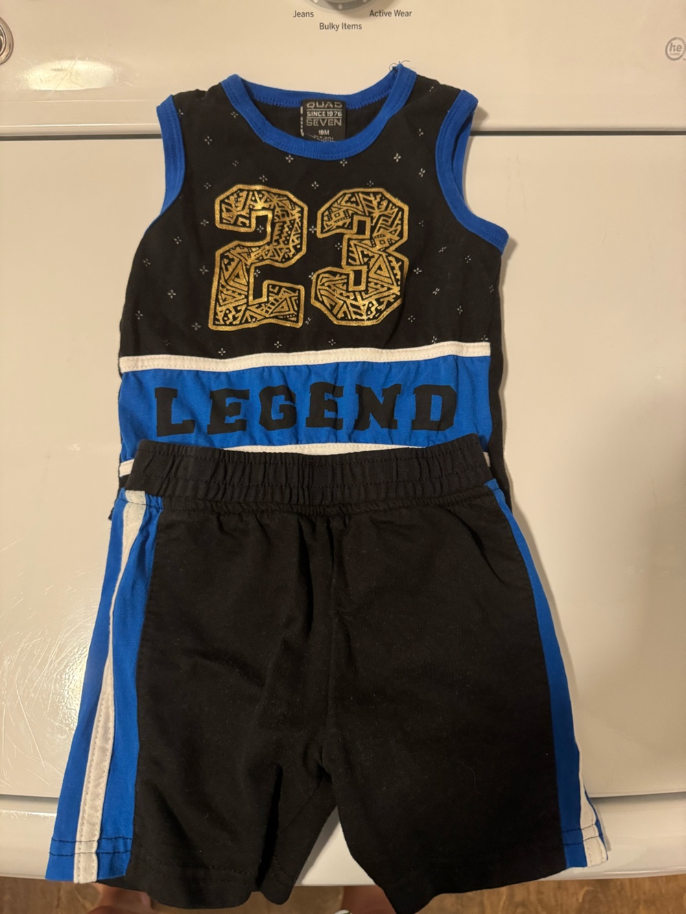 “'23 Legend' Baby Tank + Shorts Set - Picture 2 of 8